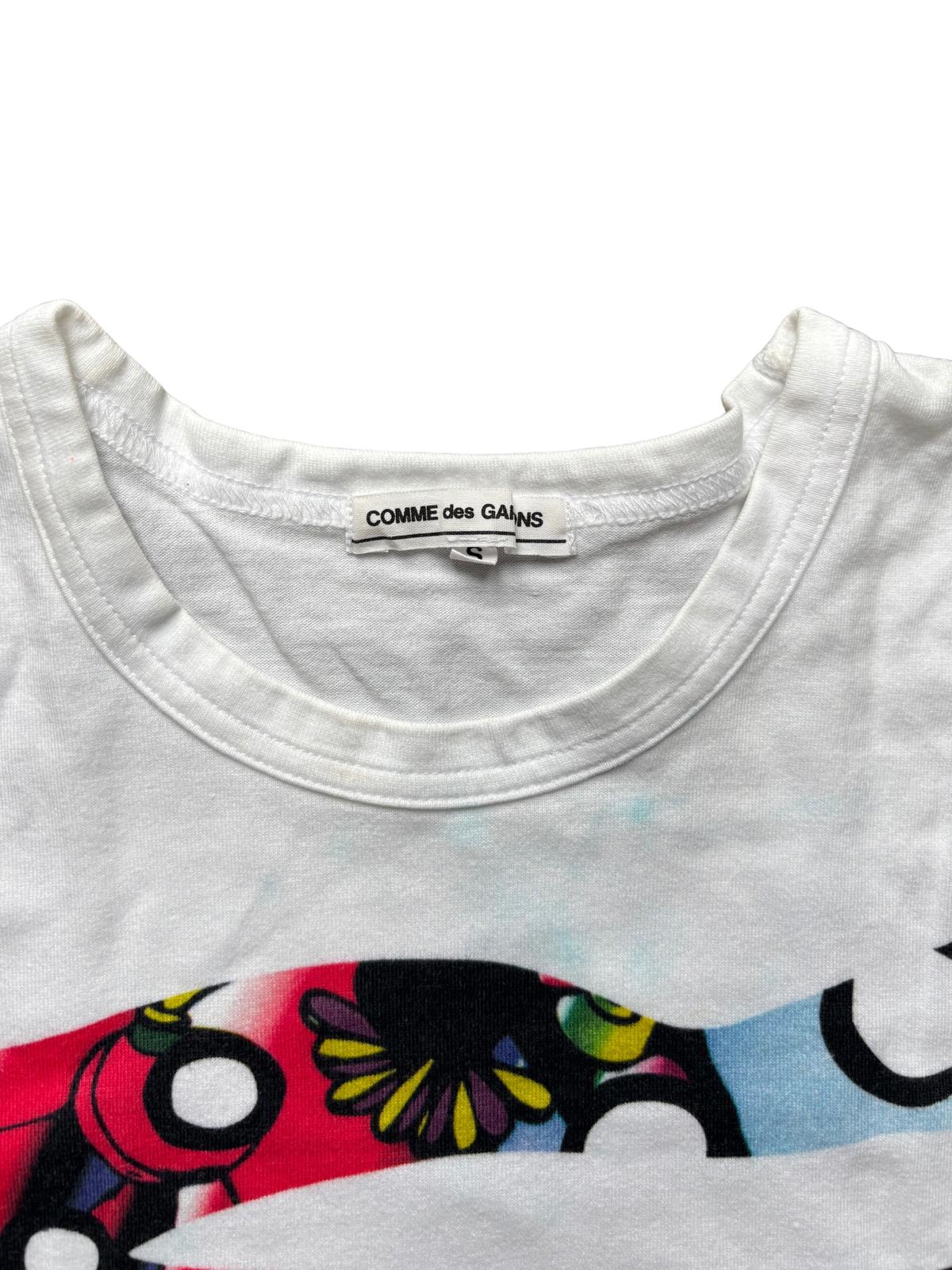 Comme des Garçons Merry Happy Crazy Colour T Shirt White S