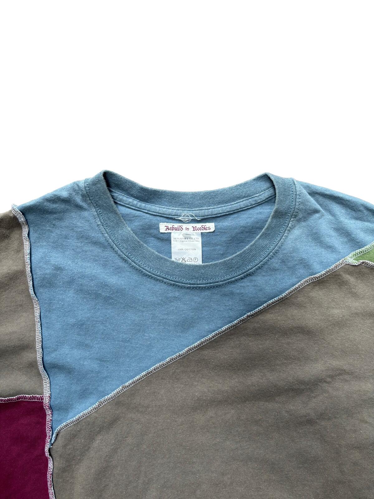 Needles Rebuild Patchwork Tee M