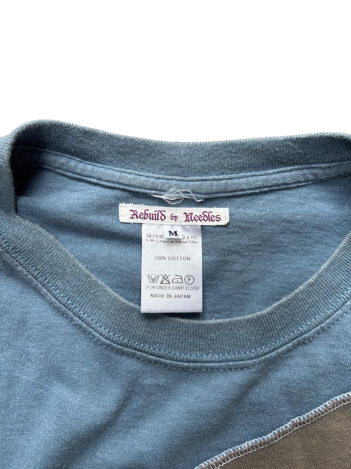 Needles Rebuild Patchwork Tee M