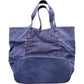 A.P.C. Anchor Logo Canvas Tote Bag Navy