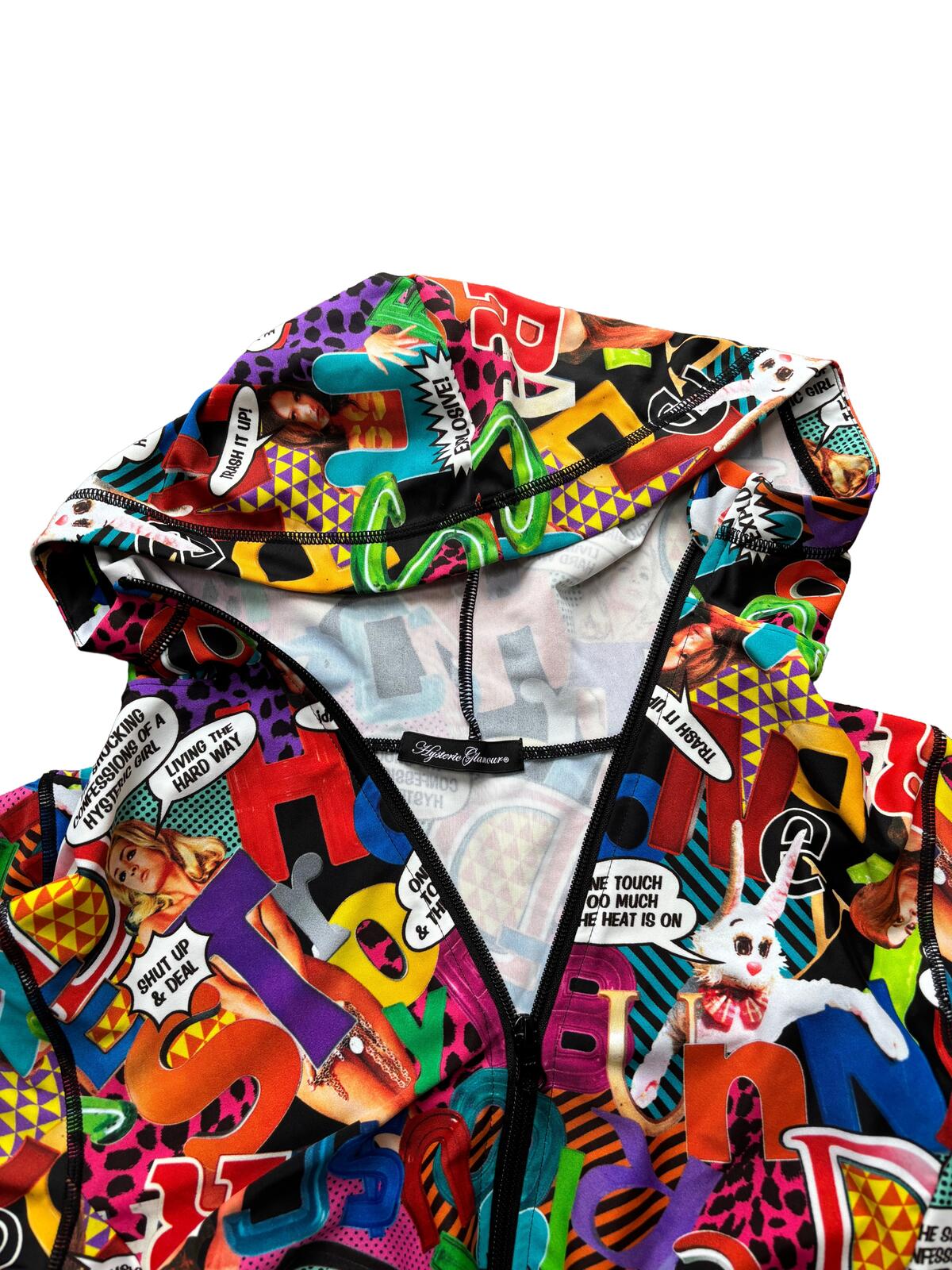 Hysteric Glamour Bunny Angels Zip Hoodie Top