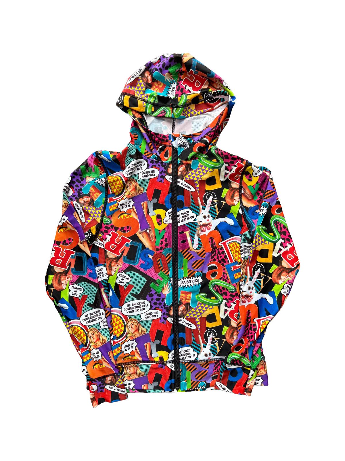 Hysteric Glamour Bunny Angels Zip Hoodie Top