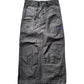 Needles fatigue maxi skirt black cotton UK 8 10