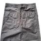Needles fatigue maxi skirt black cotton UK 8 10