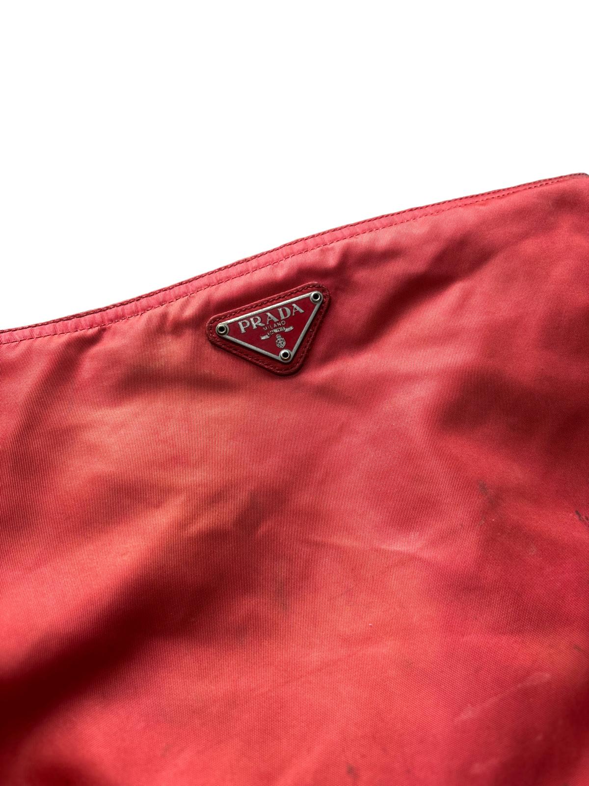 Prada Nylon Crossbody Bag Red - Broken Zipper