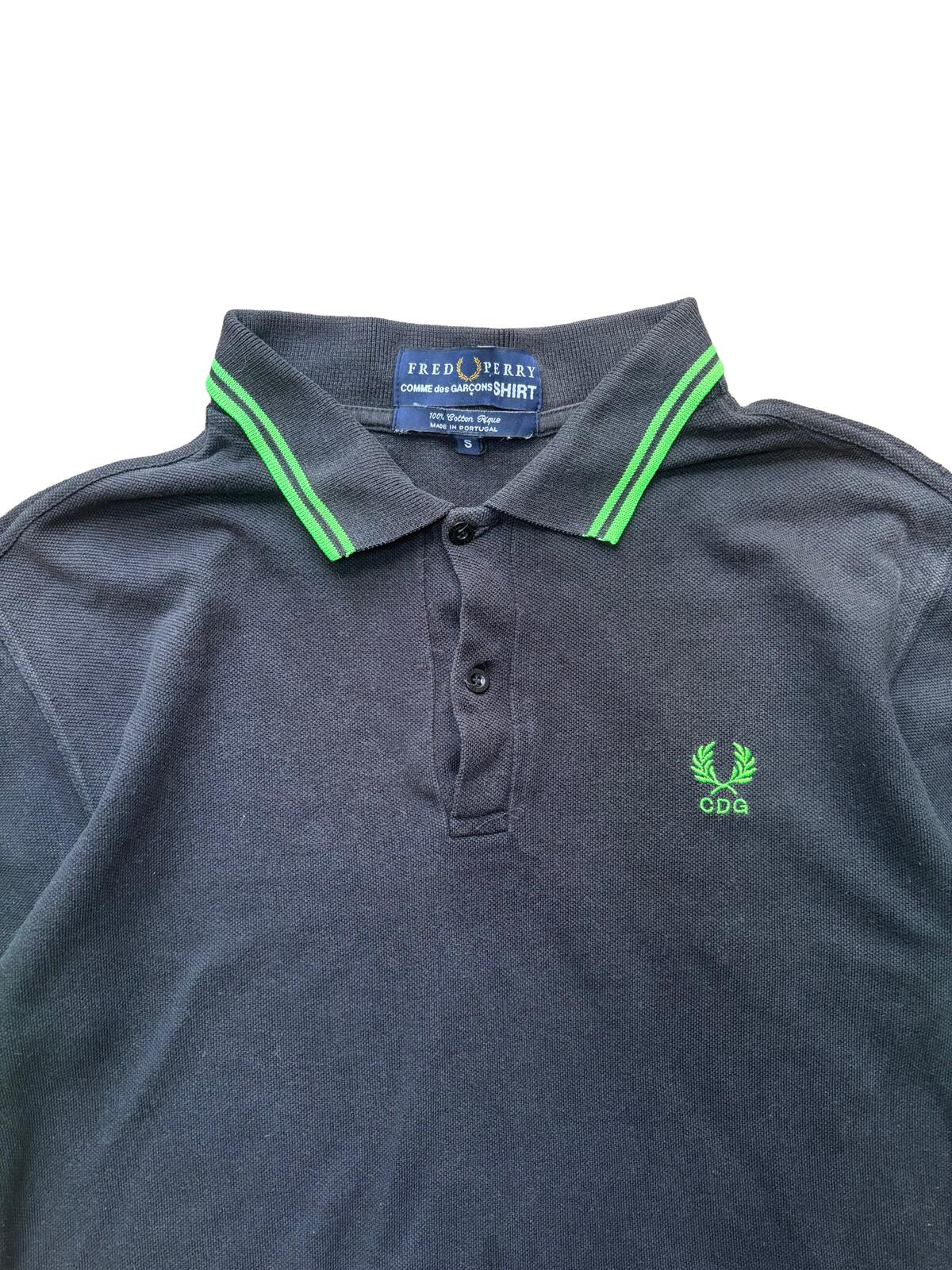 Comme des Garcons x Fred Perry polo black S