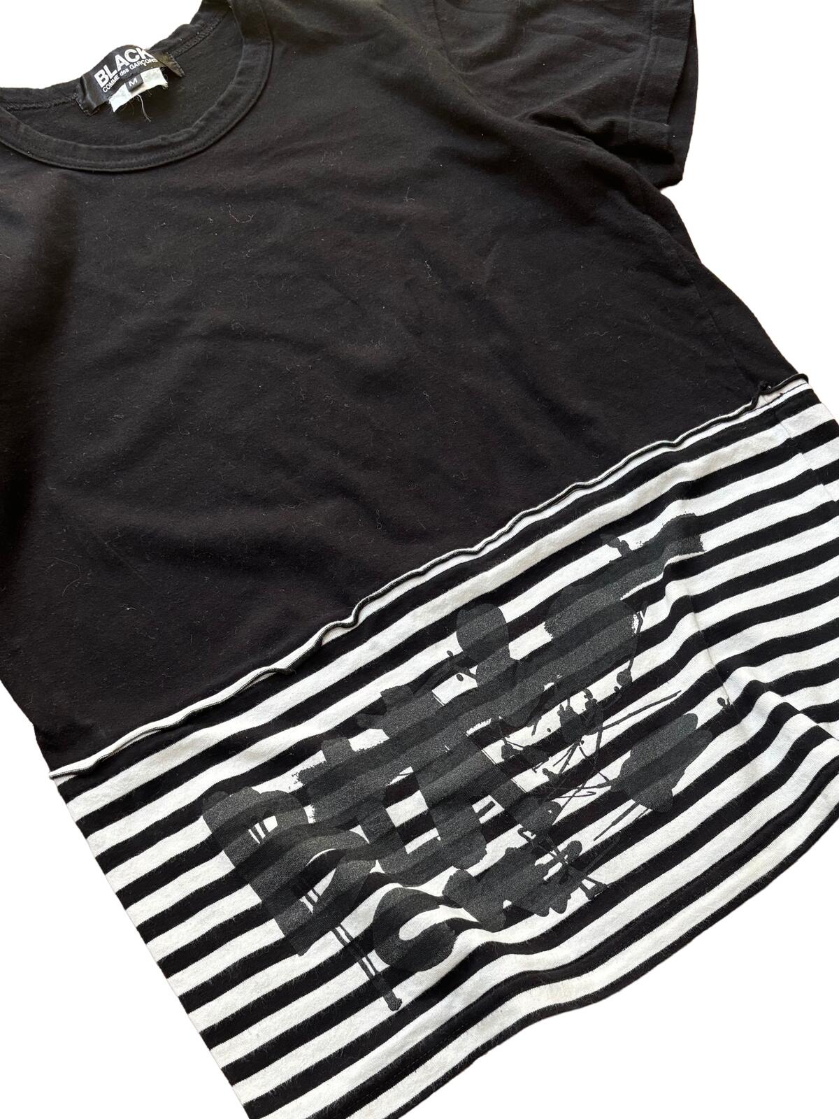 Black CDG Graphic Tee Black S