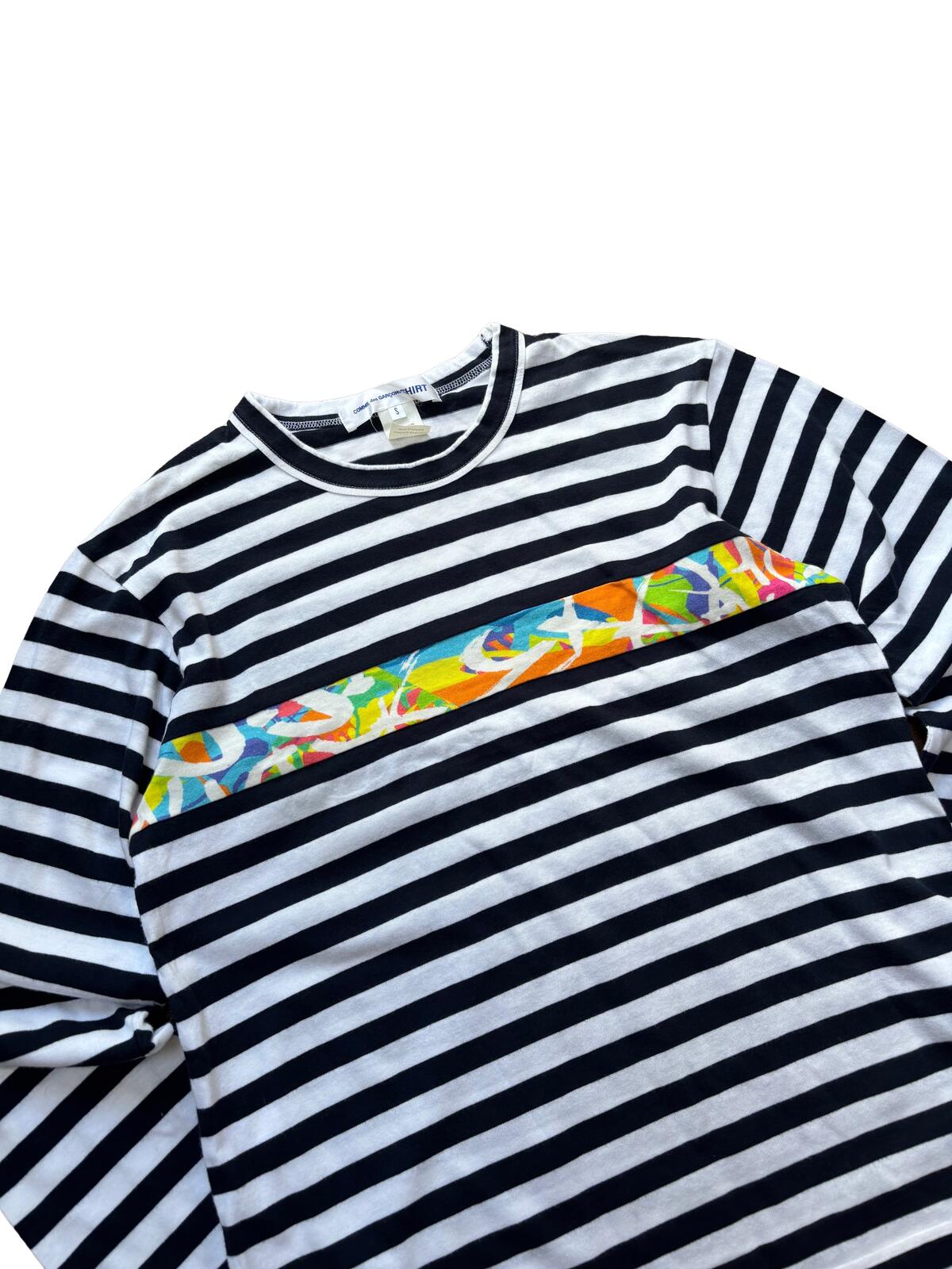 Comme des Garcons Shirt Stripe LS Tee S