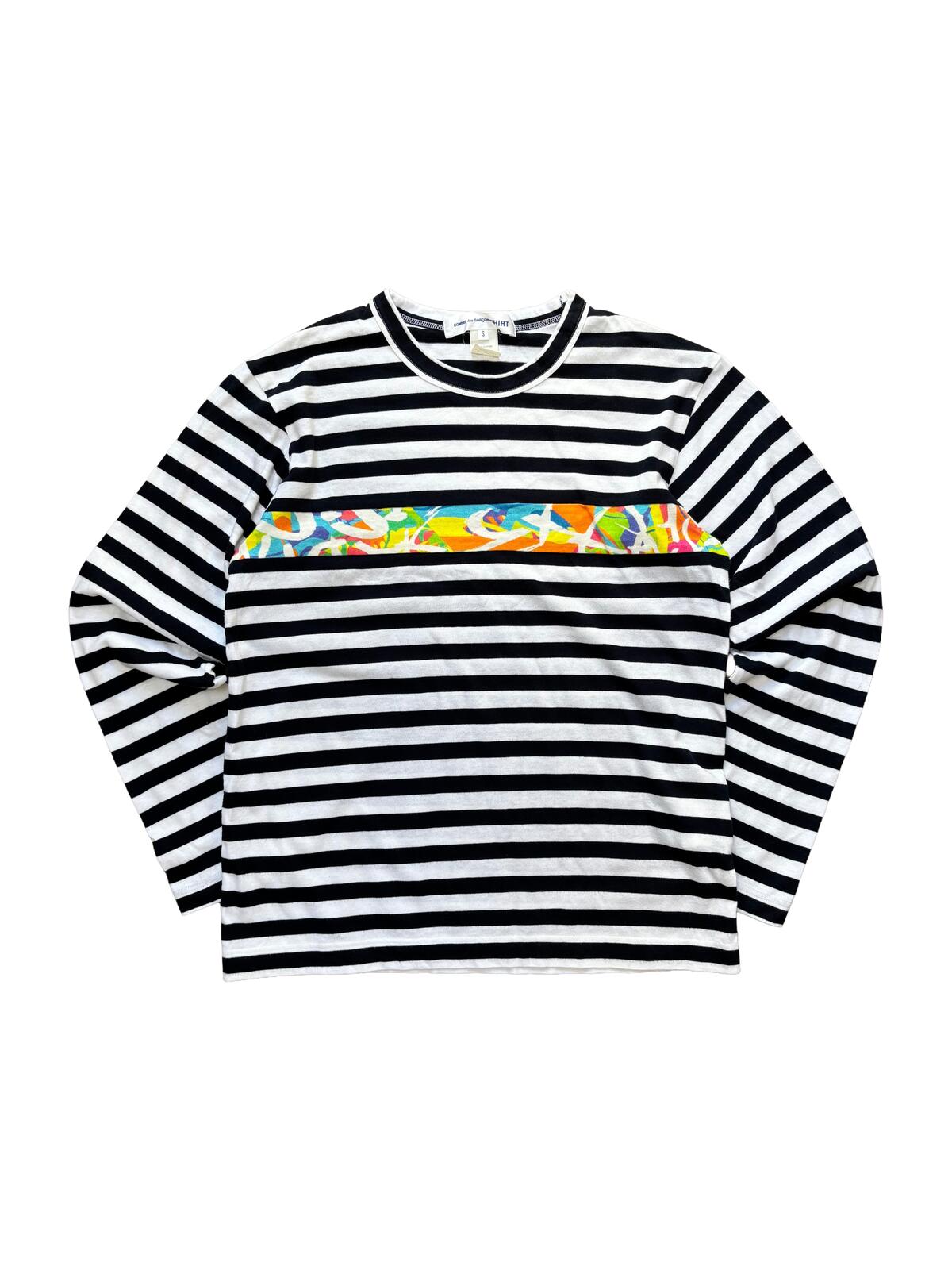 Comme des Garcons Shirt Stripe LS Tee S