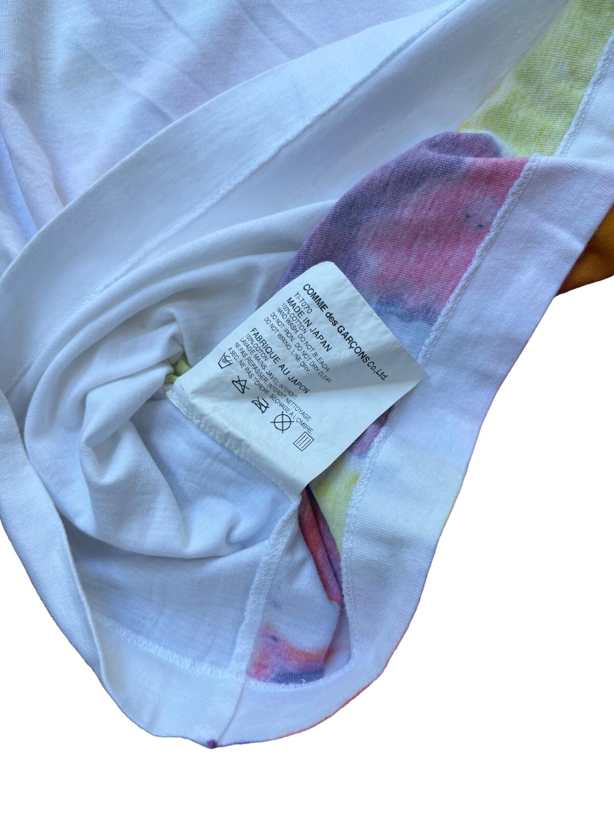 Tricot CDG Graphic Print Tee Multicolour S