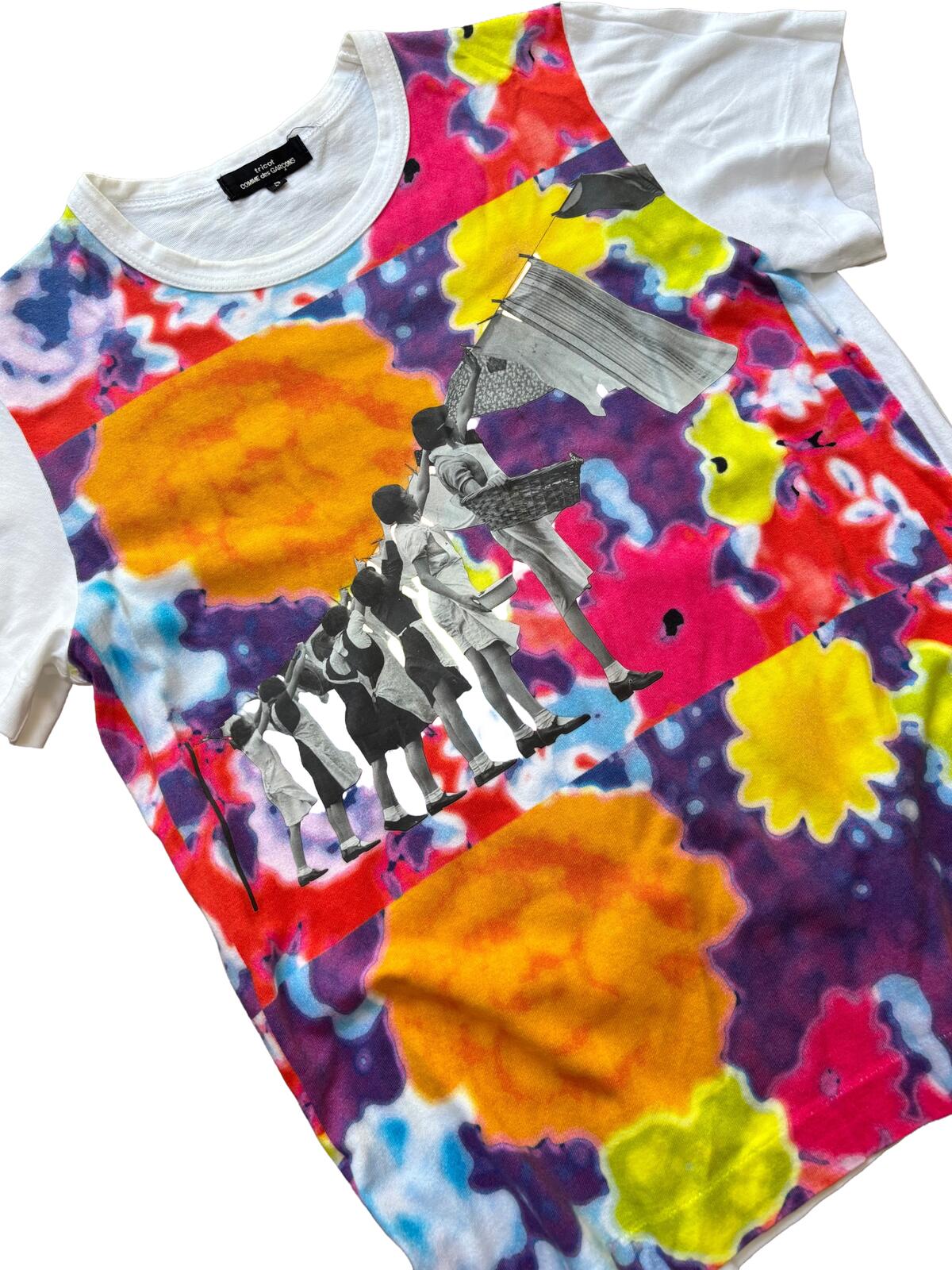 Tricot CDG Graphic Print Tee Multicolour S