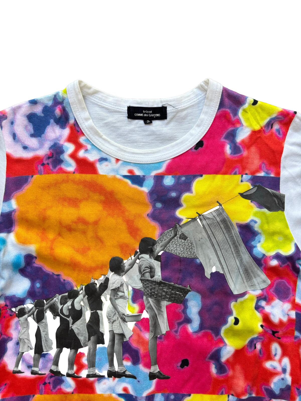 Tricot CDG Graphic Print Tee Multicolour S