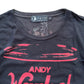 Hysteric Glamour Andy Warhol T-Shirt Black Red Small