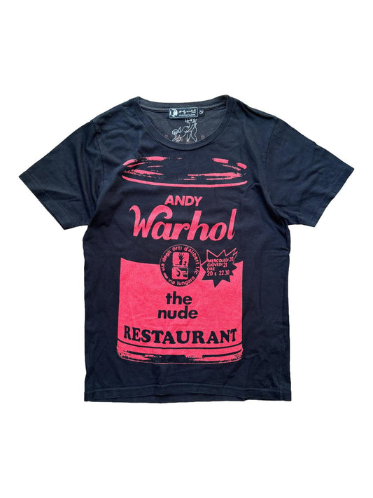 Hysteric Glamour Andy Warhol T-Shirt Black Red Small