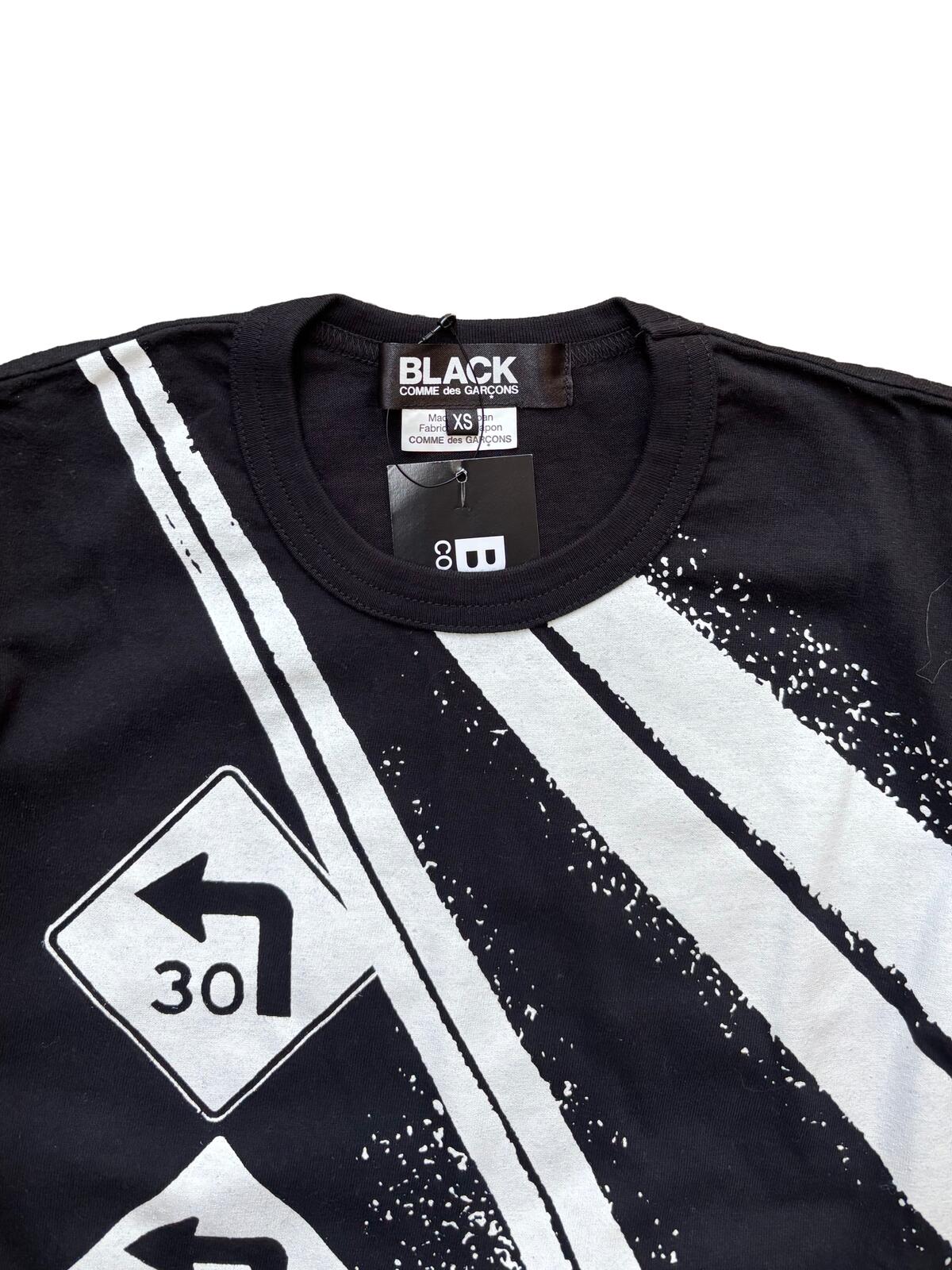 Black Comme des Garcons Graphic T-Shirt Black XS