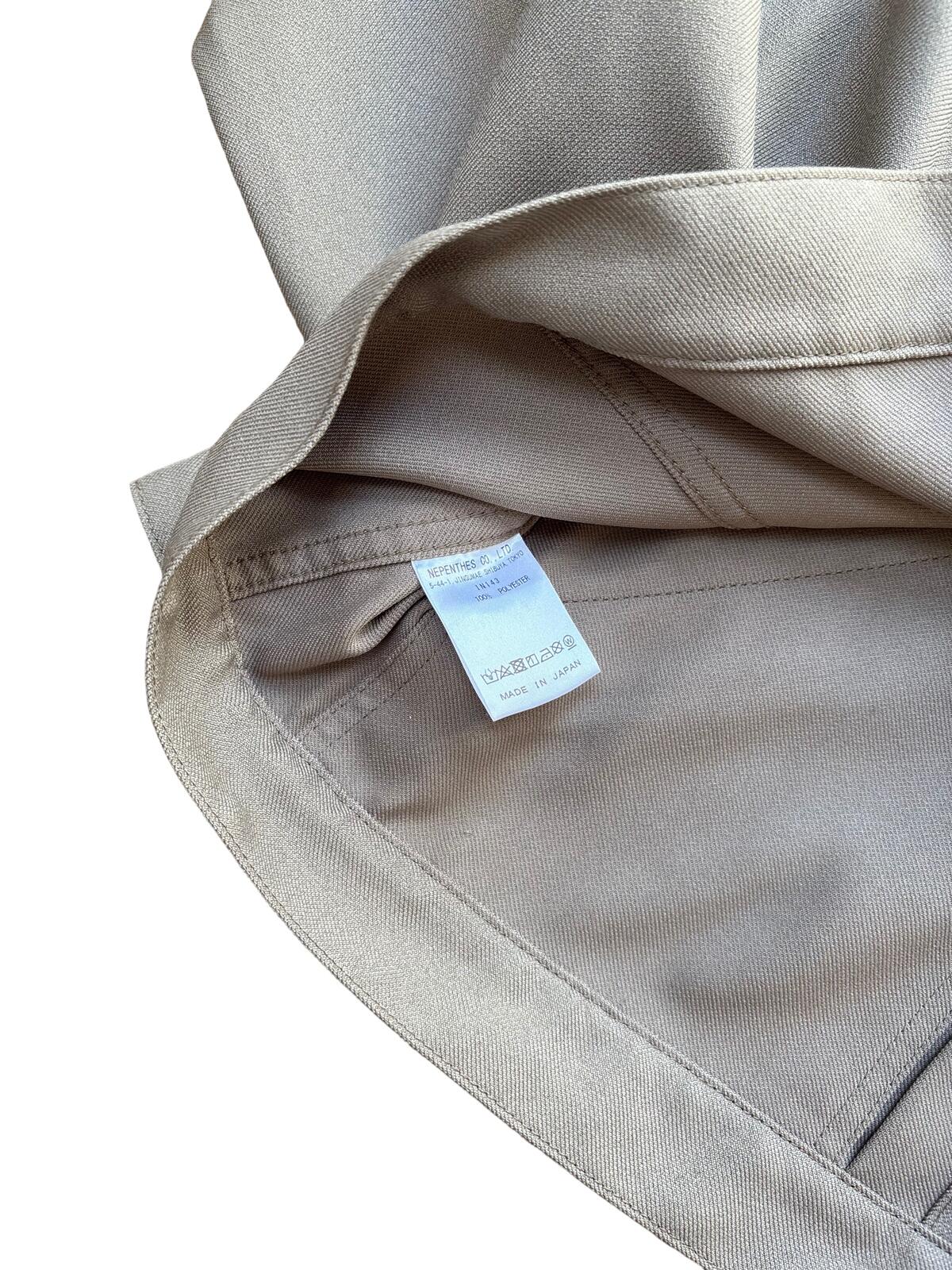 Needles Work Jacket Beige Snap Button Overshirt M