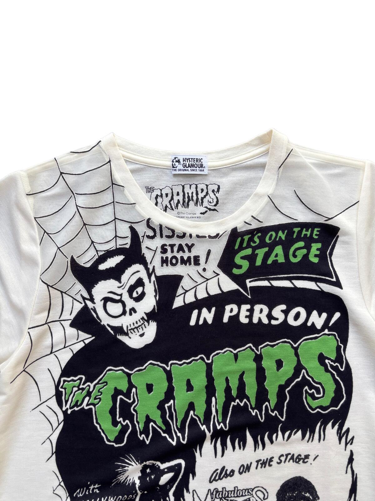 Hysteric Glamour x The Cramps Graphic T-Shirt White