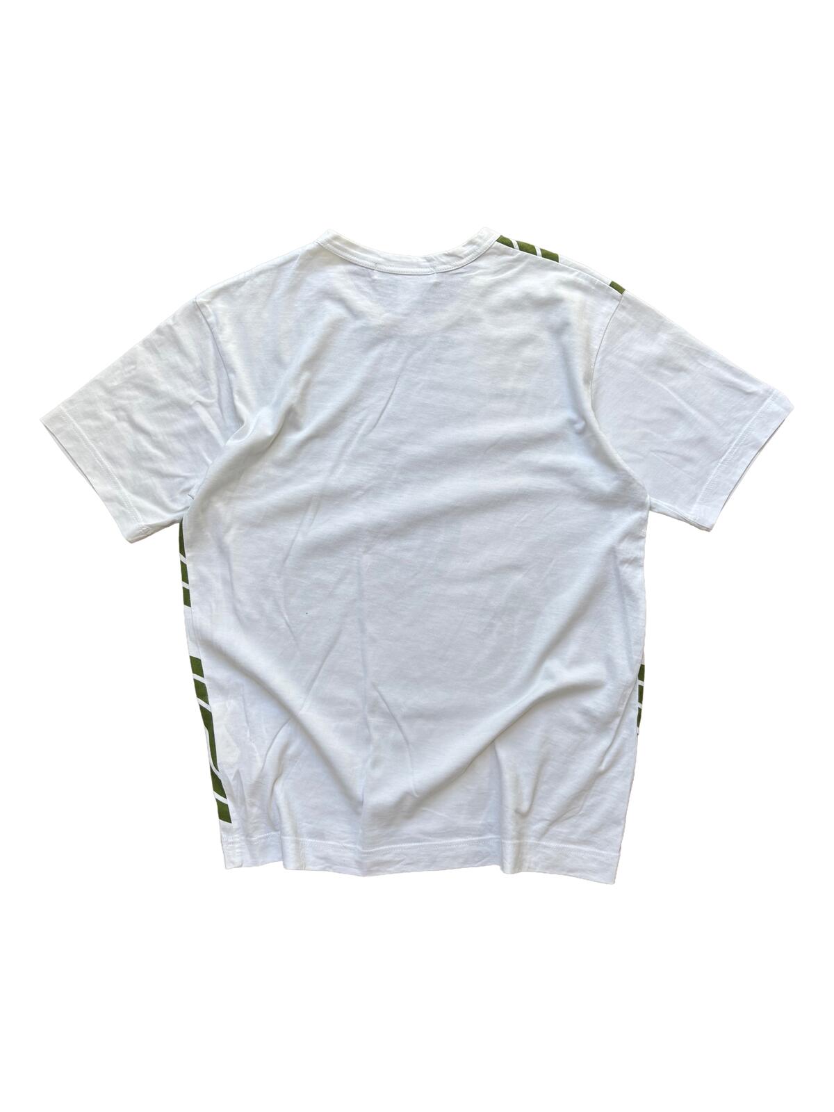 Comme des Garcons Shirt Wave Print T-Shirt Green S