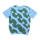 Comme des Garcons Shirt Wave Print T-Shirt Green S