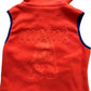 Hysteric Glamour Embossed Fleece Vest Hoodie Orange S