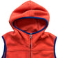Hysteric Glamour Embossed Fleece Vest Hoodie Orange S