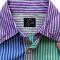 Needles Patchwork Stripe Shirt Multicolour Small