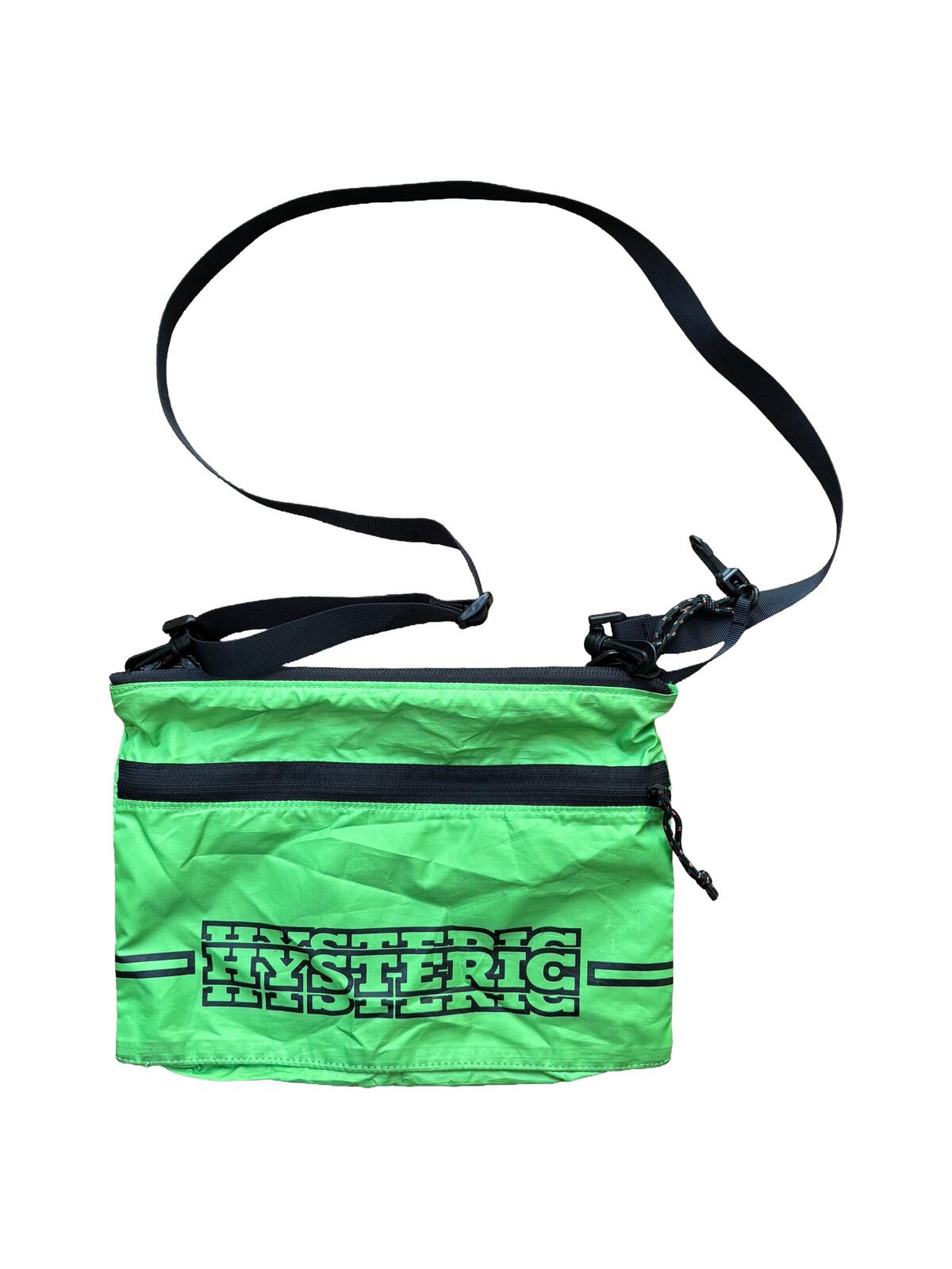 Hysteric Glamour Green Sacoche Bag Nylon Shoulder