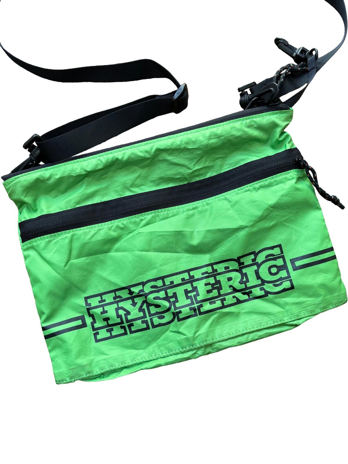 Hysteric Glamour Green Sacoche Bag Nylon Shoulder