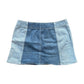 Hysteric Glamour Denim Patchwork Mini Skirt Blue W10