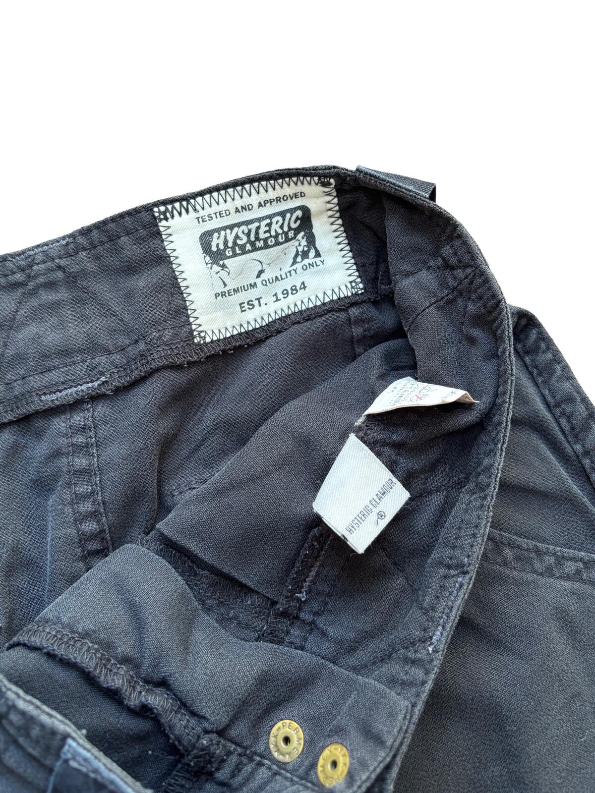 Hysteric Glamour Black Pencil Skirt Pockets W26