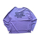 Hysteric Glamour Courtney Love Purple Long Sleeve Tee S
