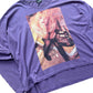 Hysteric Glamour Courtney Love Purple Long Sleeve Tee S