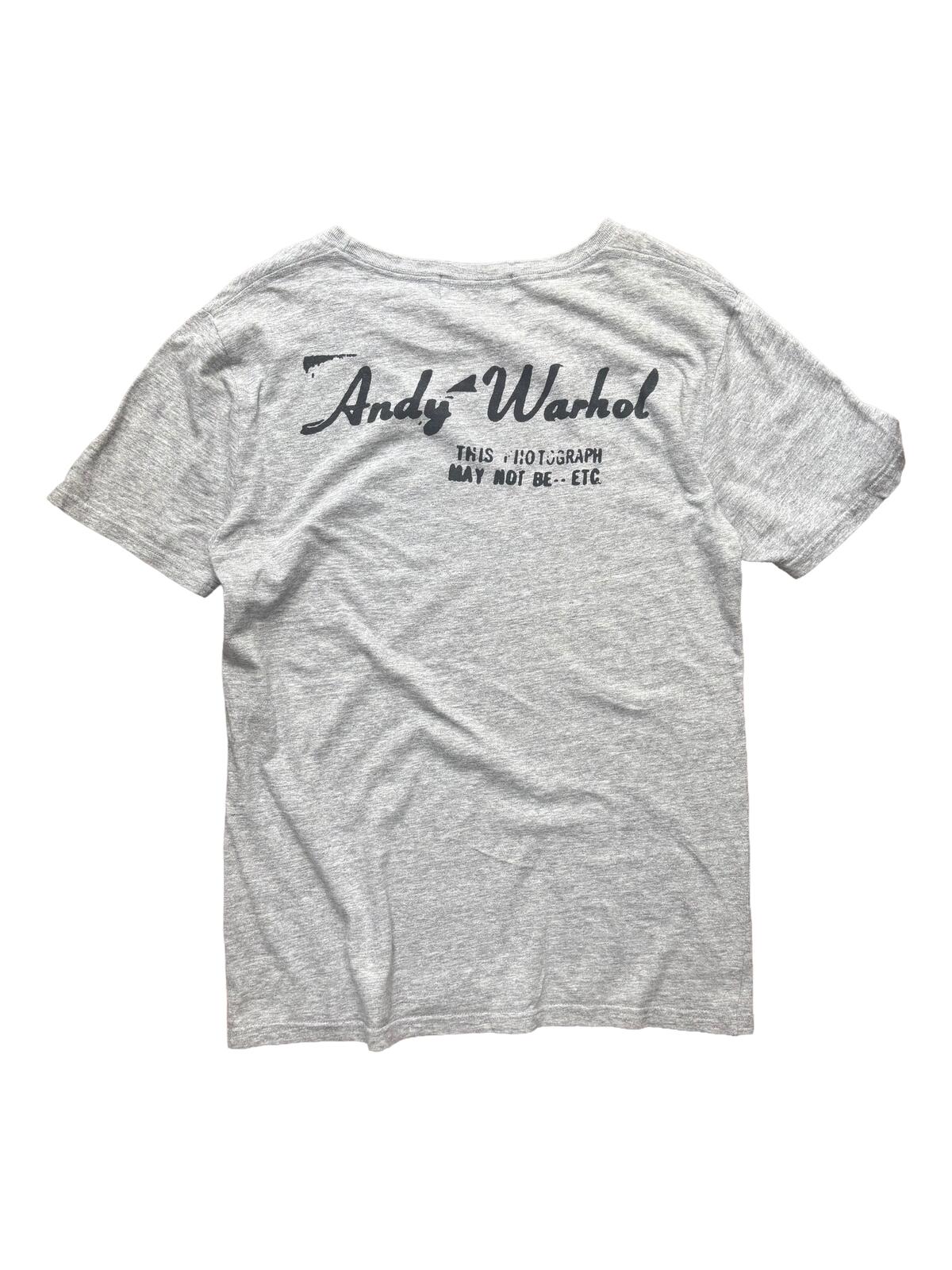 Hysteric Glamour Andy Warhol T Shirt Grey Small