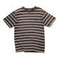 Hysteric Glamour Striped T Shirt Brown White XS