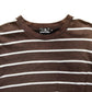 Hysteric Glamour Striped T Shirt Brown White XS