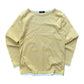 Burberry Black Label Striped Long Sleeve T Shirt Yellow