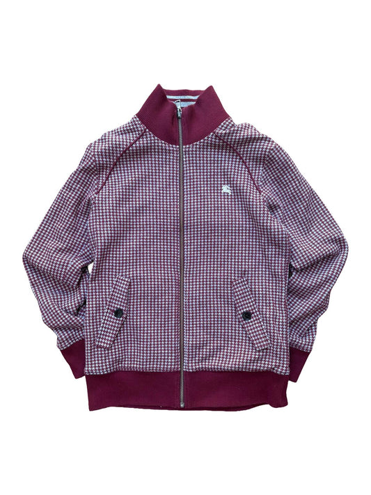 Burberry Black Label Reversible Jacket Burgundy Check