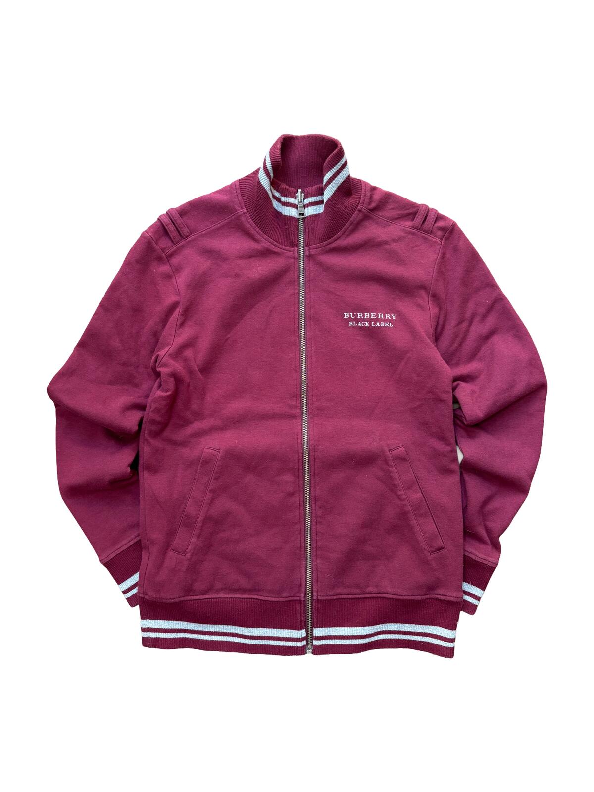 Burberry Black Label Reversible Jacket Burgundy Check