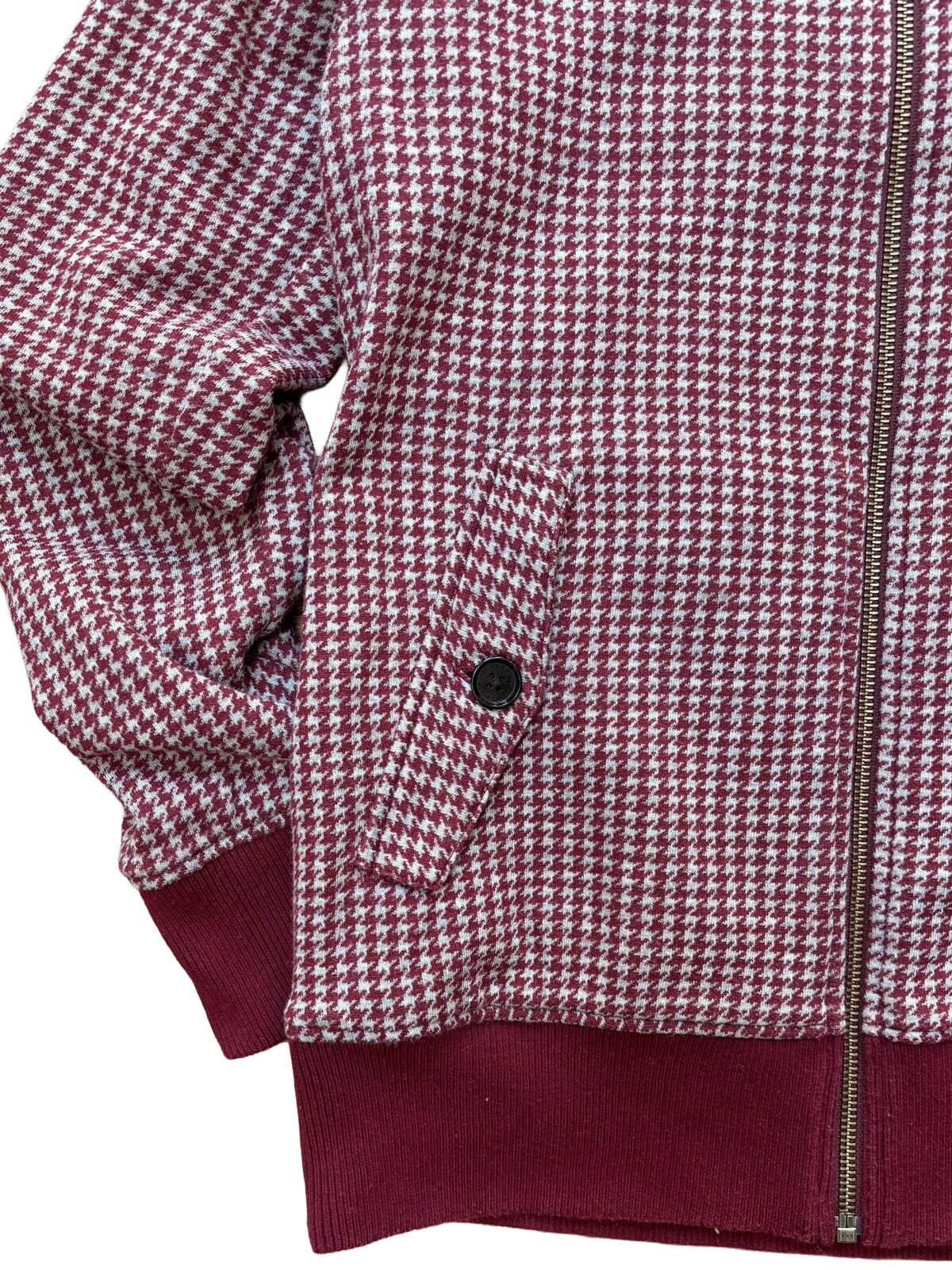 Burberry Black Label Reversible Jacket Burgundy Check