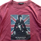 Burberry Black Label Union Jack T Shirt Purple Medium