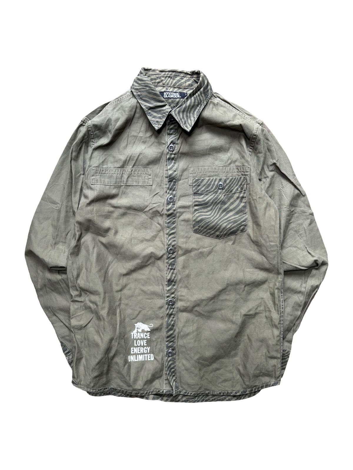 Hysteric Glamour Zebra Panel Shirt Jacket L