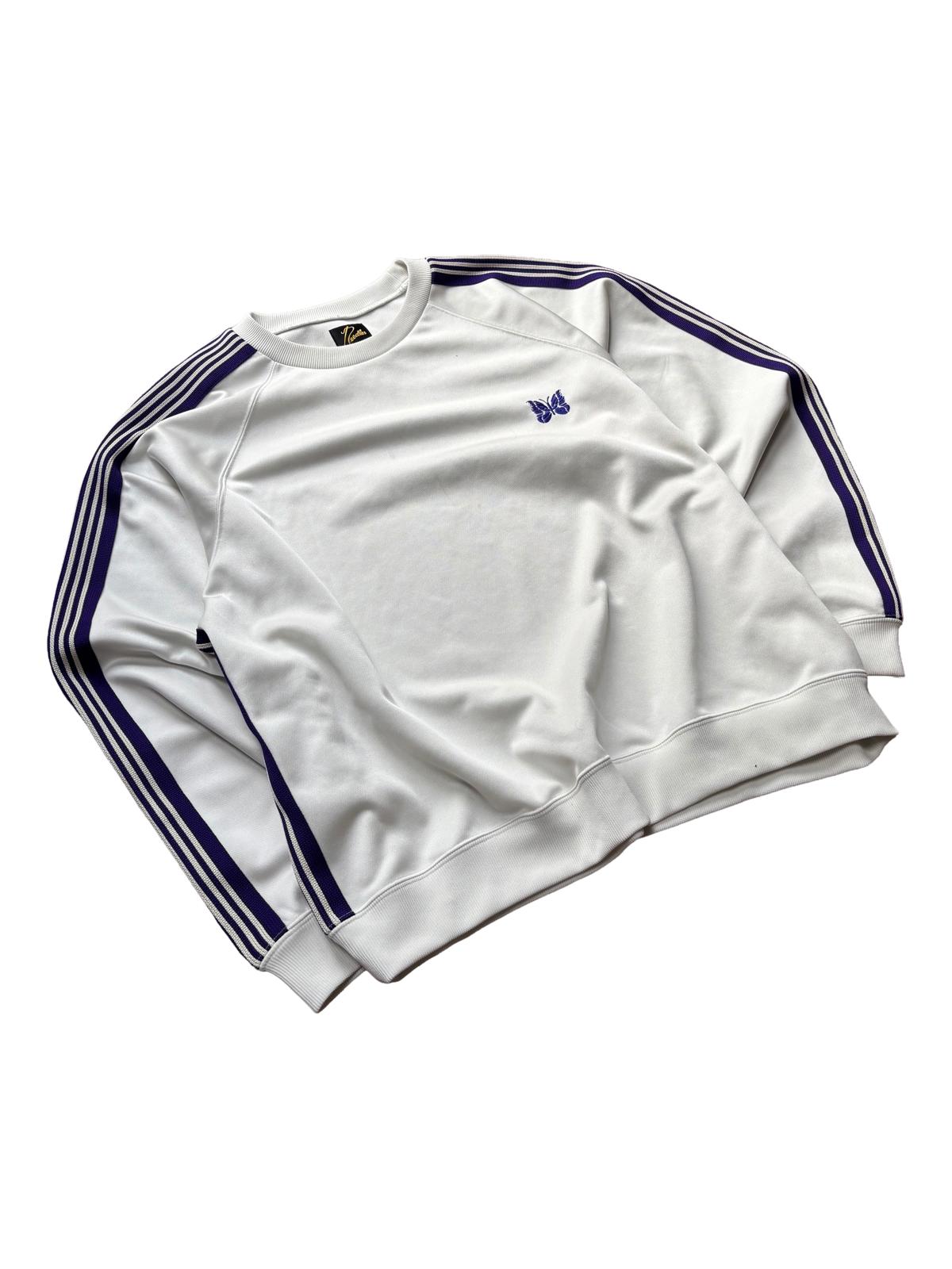 Needles Butterfly Embroidered Sweatshirt White XL