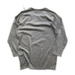 Burberry Black Label Check 7/8 Sleeve Top Grey Small