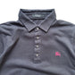 Burberry Black Label Check Collar Polo Shirt Black Small