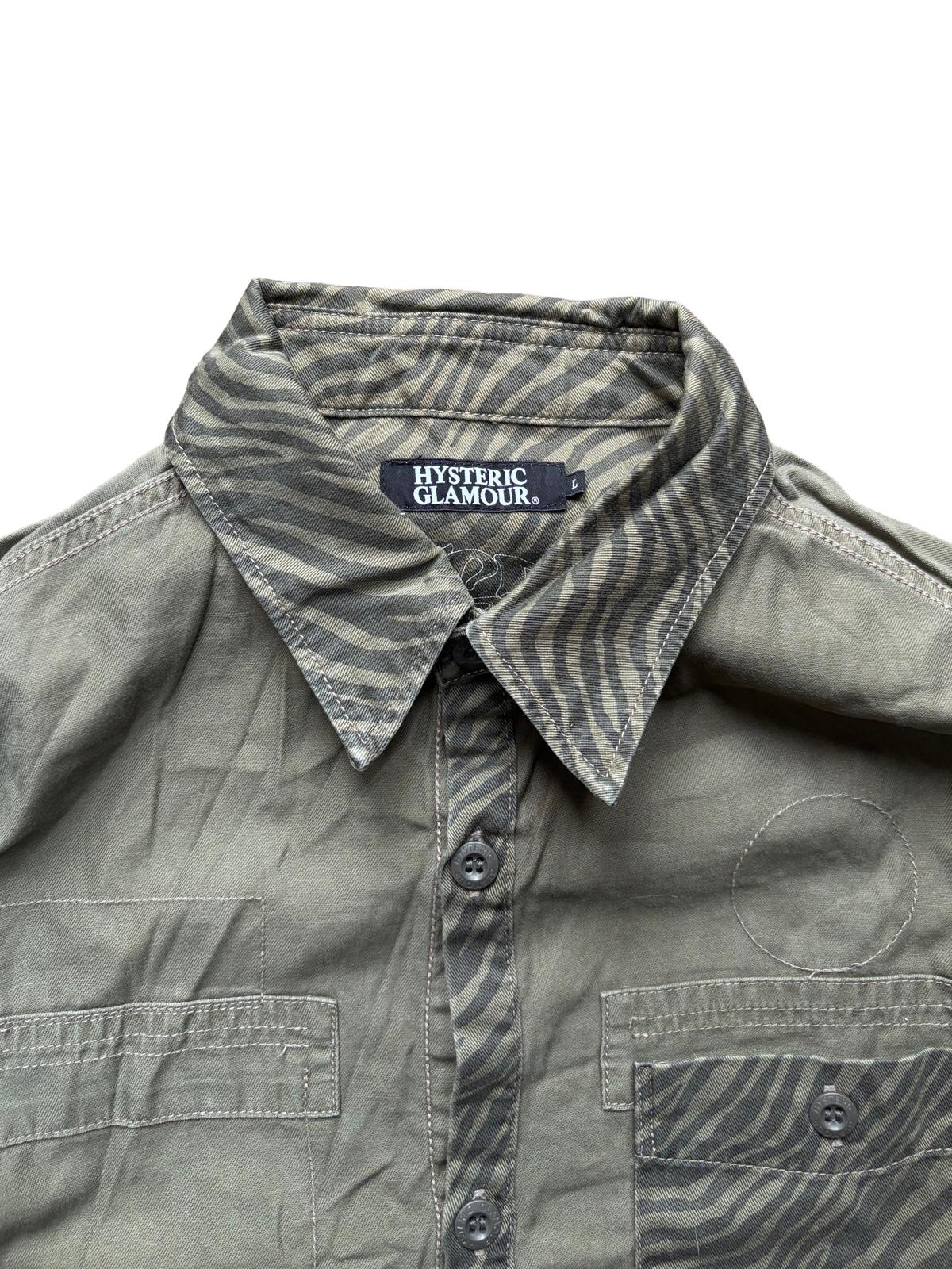 Hysteric Glamour Zebra Panel Shirt Jacket L
