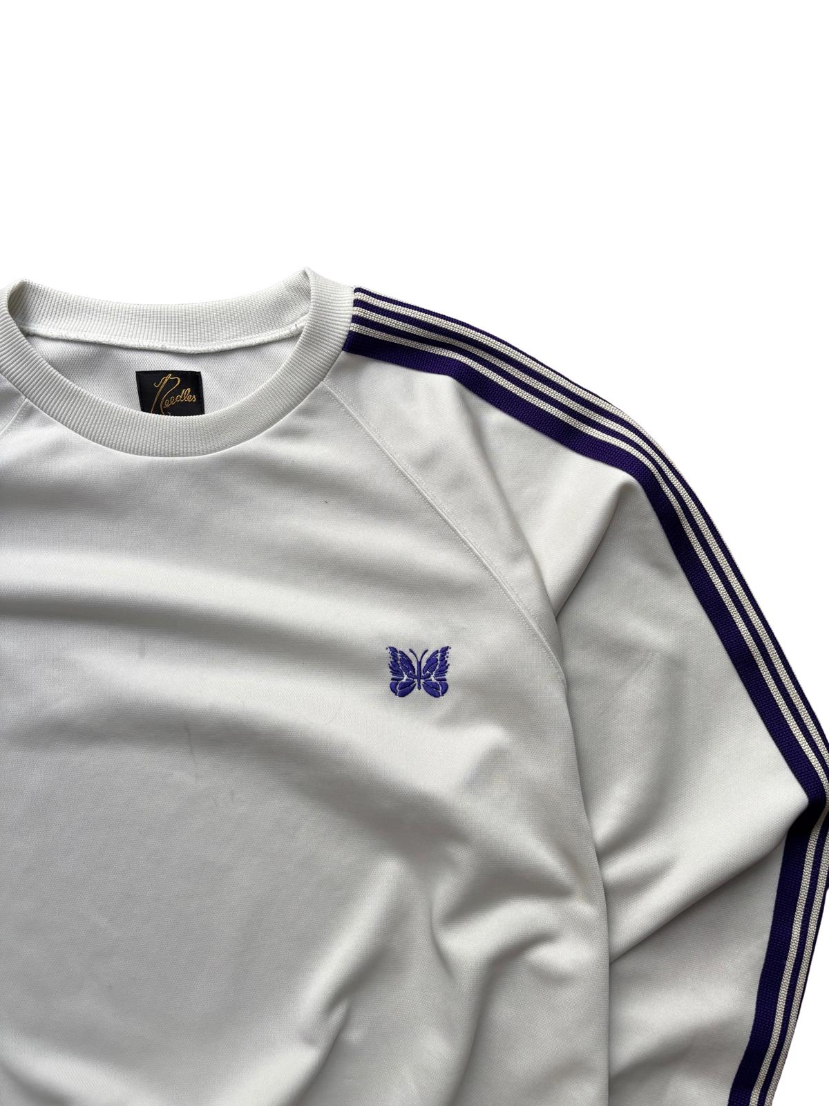 Needles Butterfly Embroidered Sweatshirt White XL