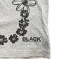 Comme des Garçons Black Floral Print T Shirt Grey XS