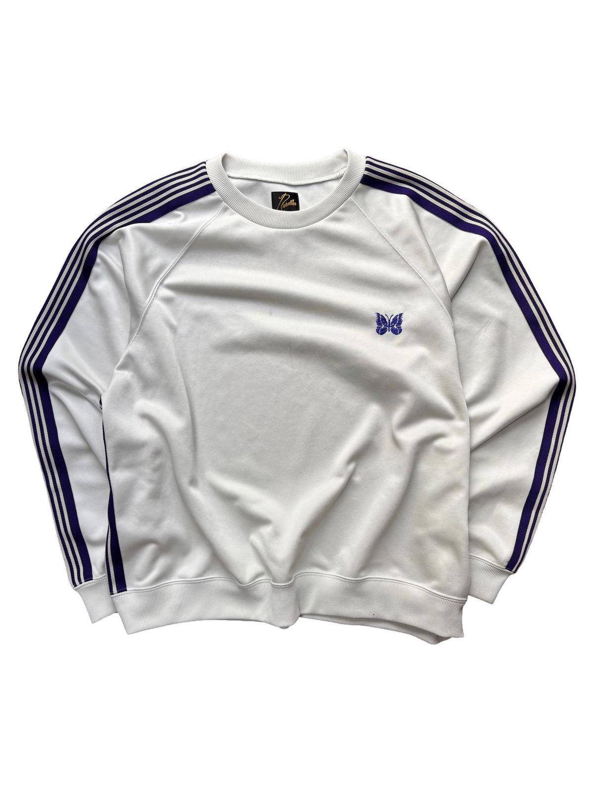 Needles Butterfly Embroidered Sweatshirt White XL