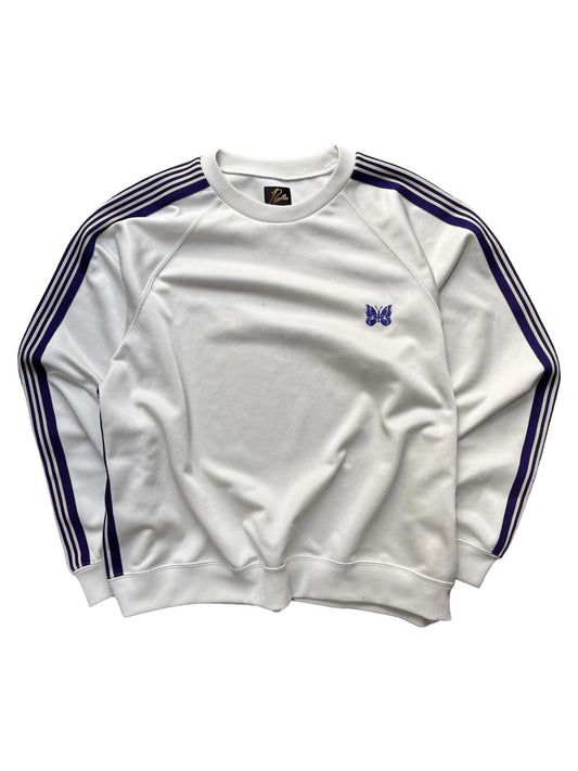 Needles Butterfly Embroidered Sweatshirt White XL
