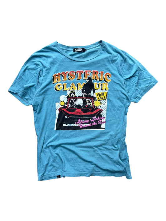 Hysteric Glamour Printed T-Shirt Blue – L